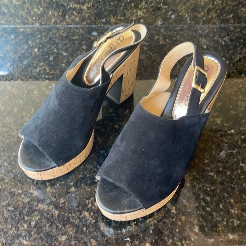 CORDANI Argento Cork Wedge NWOT - Picture 7 of 13